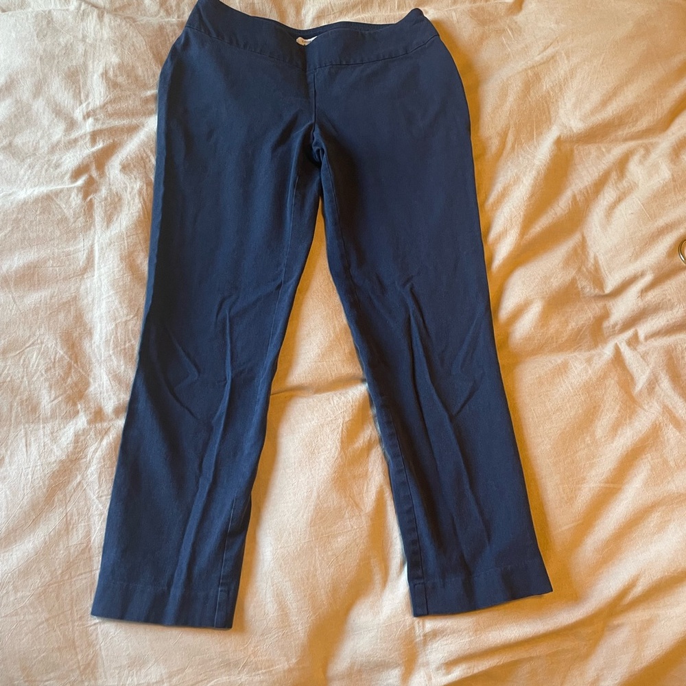 Crown & Ivy Men's Navy Cropped Pants